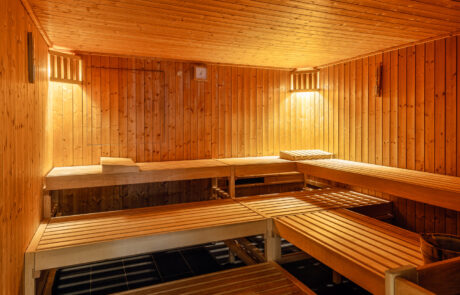 Schloss Gimborn Fitnessraum Sauna