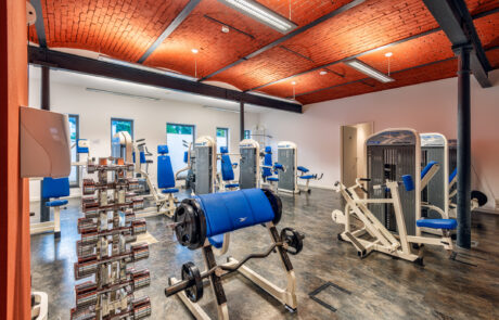 Schloss Gimborn Fitnessraum Seite